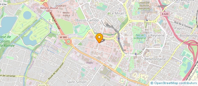 localisation de l'entreprise BSF PHONE à TOULOUSE