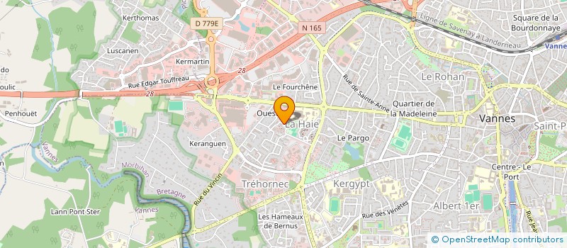 localisation de l'entreprise BSF SECURITY à VANNES