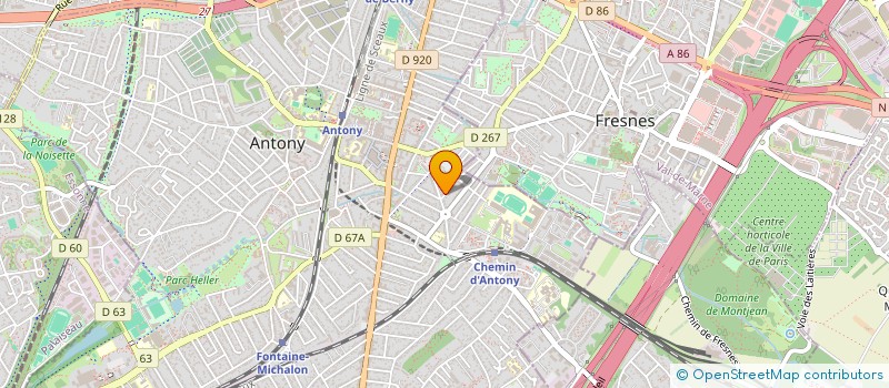 localisation de l'entreprise BSF TAXIS à ANTONY