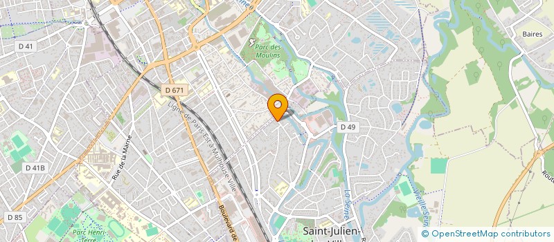 localisation de l'entreprise BSFINANCE  SAINT-JULIEN-LES-VILLAS