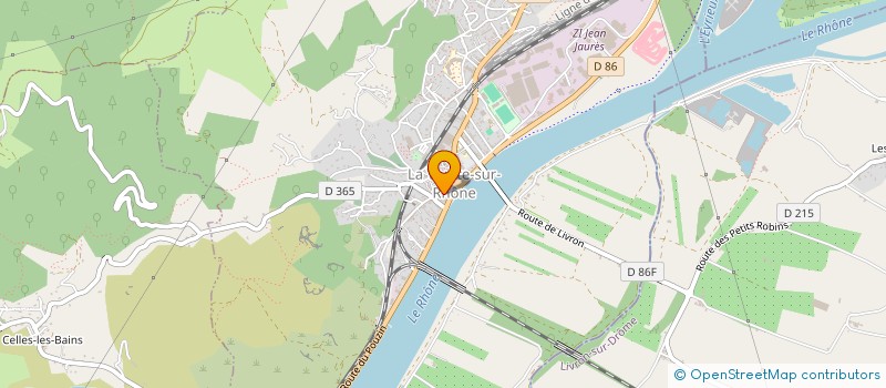localisation de l'entreprise BSG à LA VOULTE-SUR-RHONE