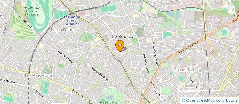 localisation de l'entreprise BSG COMMUNICATION à LE BOUSCAT