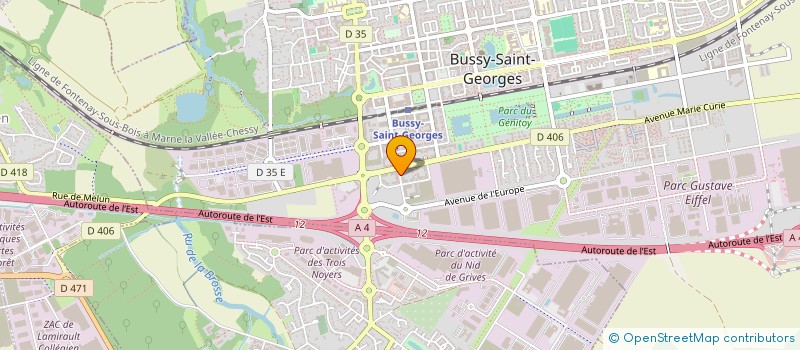 localisation de l'entreprise BSG CONCIERGERIE  BUSSY-SAINT-GEORGES
