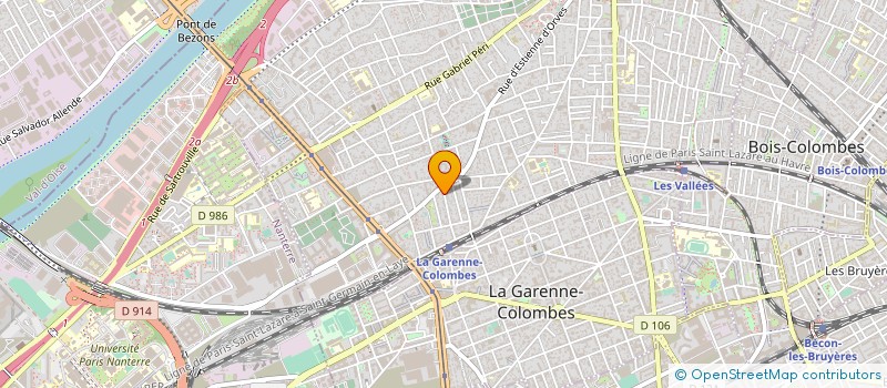 localisation de l'entreprise BSG CONSEIL  LA GARENNE-COLOMBES