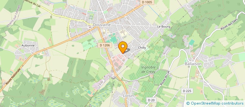 localisation de l'entreprise BSG1  DOUVAINE