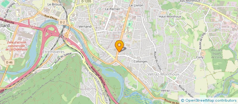 localisation de l'entreprise BSGC IMMO  VETRAZ-MONTHOUX