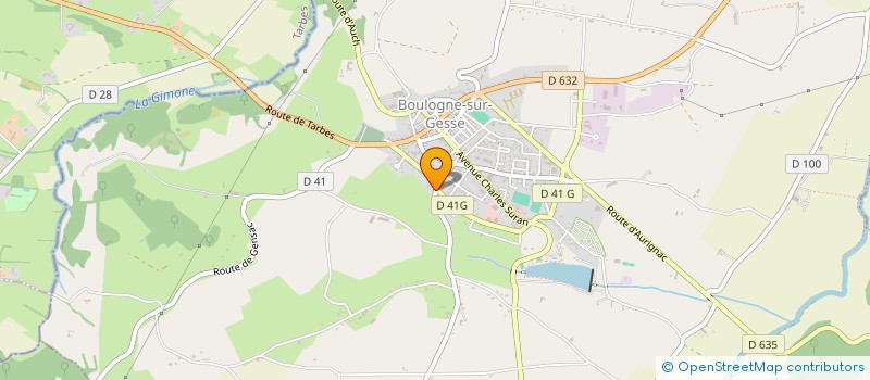 localisation de l'entreprise BSGFR SCI à BOULOGNE-SUR-GESSE