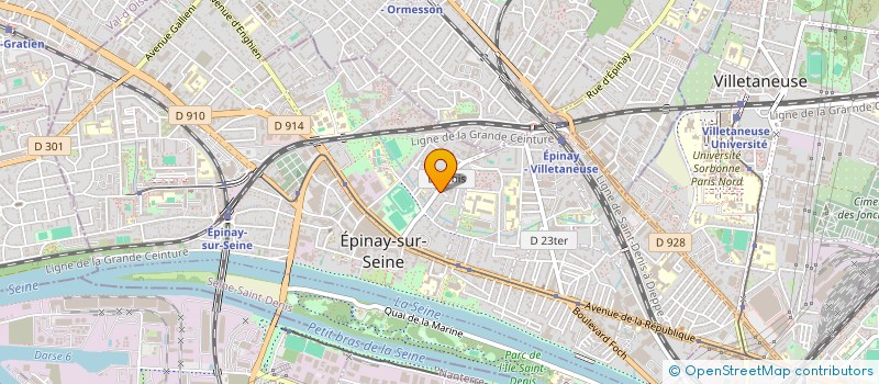 localisation de l'entreprise BSGO à EPINAY-SUR-SEINE