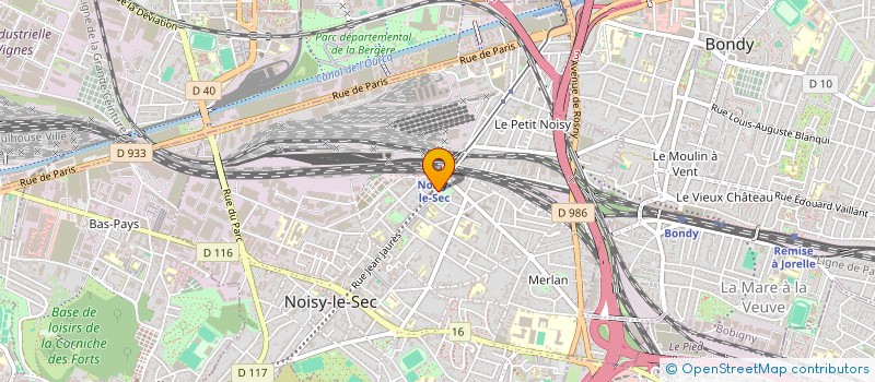 localisation de l'entreprise BSH à NOISY-LE-SEC