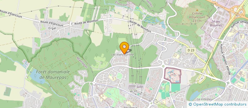 localisation de l'entreprise BSH à ELANCOURT