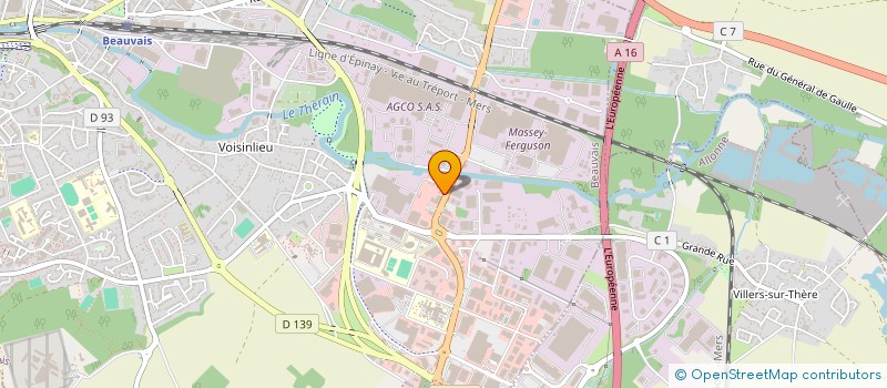 localisation de l'entreprise BSH  BEAUVAIS