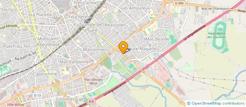 localisation de l'entreprise BSH CONSTRUCTIONS SUD  NIMES