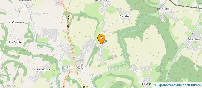 localisation de l'entreprise BSH FORMALITES  LES ABRETS-EN-DAUPHINE