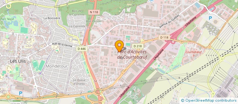 localisation de l'entreprise BSI à LES ULIS