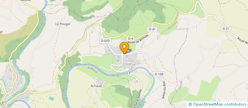 localisation de l'entreprise BSI  CHILHAC