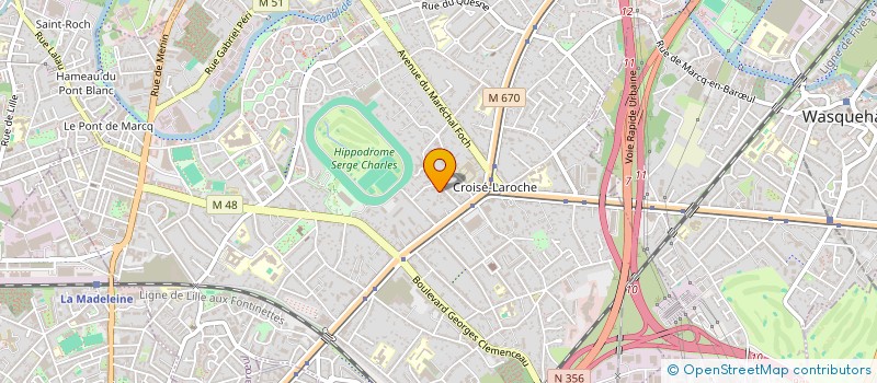 localisation de l'entreprise BSI à MARCQ-EN-BARŒUL