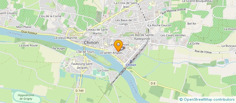 localisation de l'entreprise BSI CONSEIL à CHINON