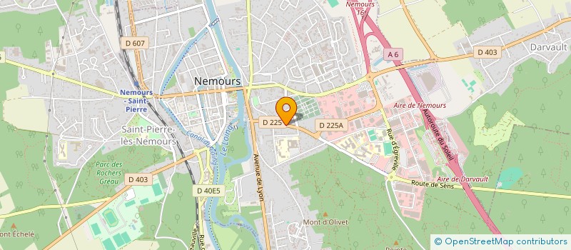 localisation de l'entreprise BSI COUVERTURE  SAINT-FARGEAU-PONTHIERRY