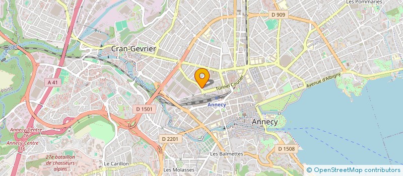 localisation de l'entreprise BSI DEVELOPPEMENT à ANNECY
