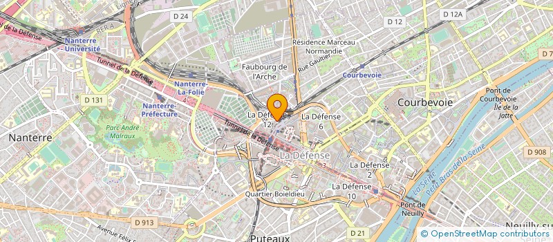 localisation de l'entreprise BSI GROUP FRANCE SARL à PUTEAUX