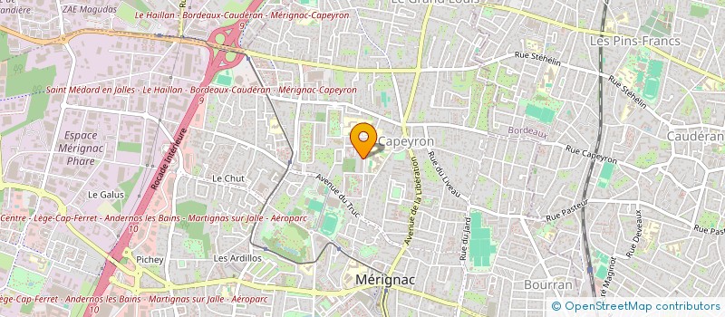 localisation de l'entreprise BSI RENOVATION  MERIGNAC