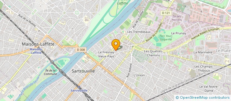 localisation de l'entreprise BSI SERVICES à SARTROUVILLE