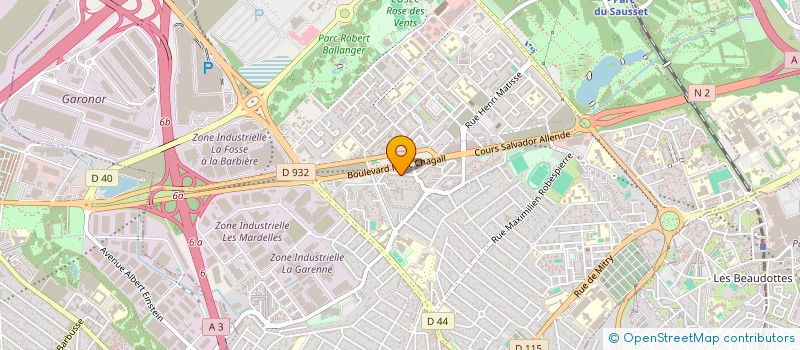 localisation de l'entreprise BSI TAXI  AULNAY-SOUS-BOIS