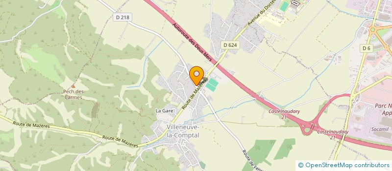 localisation de l'entreprise BSIDE  CASTELNAUDARY