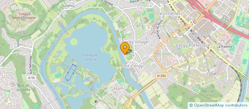 localisation de l'entreprise BSIMM  CERGY