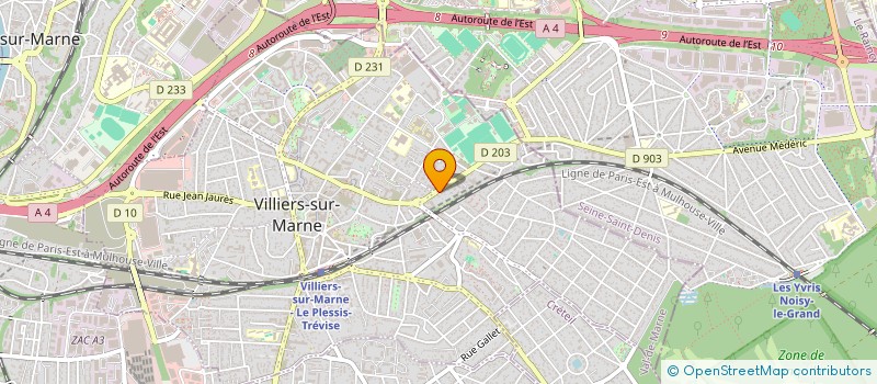 localisation de l'entreprise BSJ  VILLIERS-SUR-MARNE