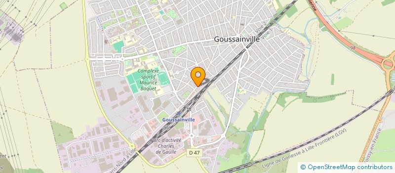 localisation de l'entreprise BSJ à GOUSSAINVILLE