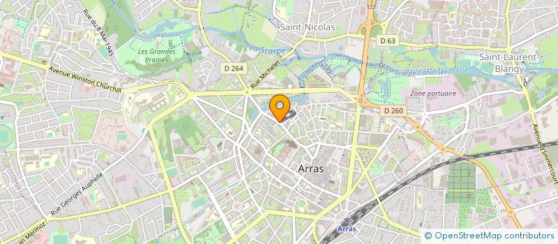 localisation de l'entreprise BSJ CONCEPT à ARRAS