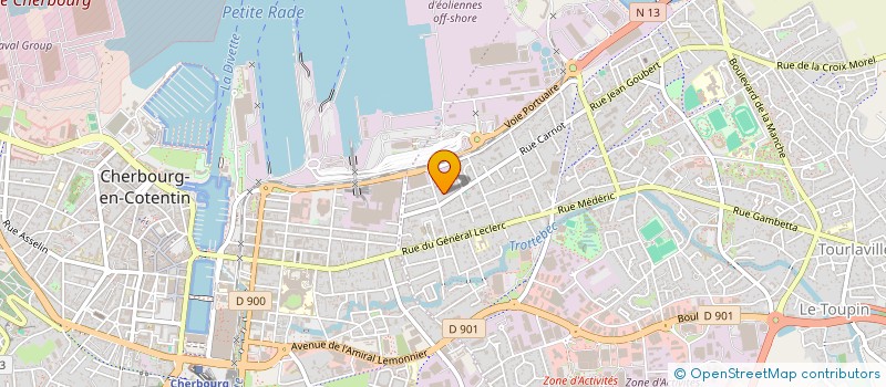 localisation de l'entreprise BSJC à CHERBOURG-EN-COTENTIN