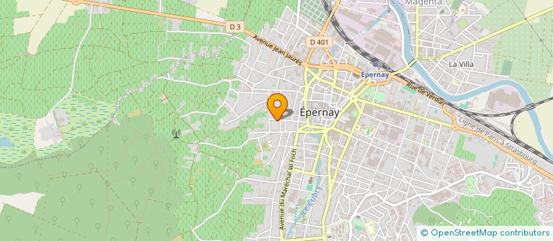localisation de l'entreprise BSJH à EPERNAY