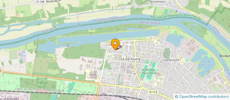 localisation de l'entreprise BSK  MANTES-LA JOLIE