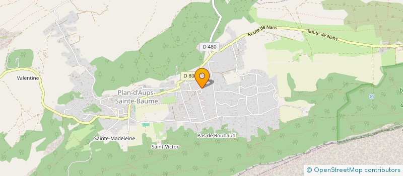 localisation de l'entreprise BSK  PLAN-D'AUPS-SAINTE-BAUME