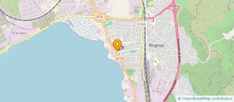 localisation de l'entreprise BSK  ROGNAC