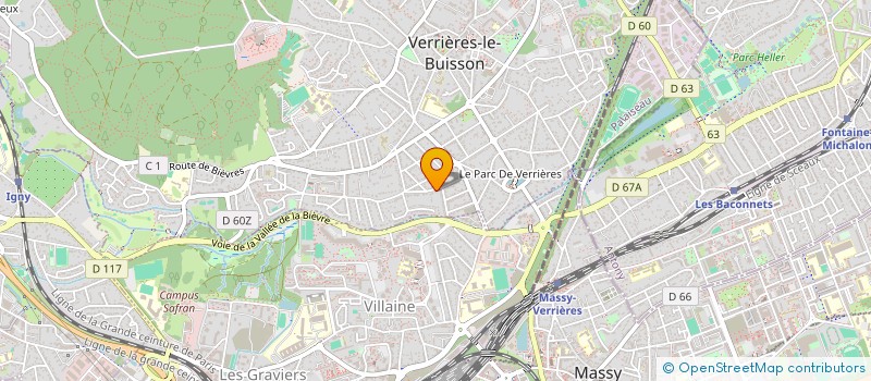 localisation de l'entreprise BSK BRO & CO à VERRIERES-LE-BUISSON