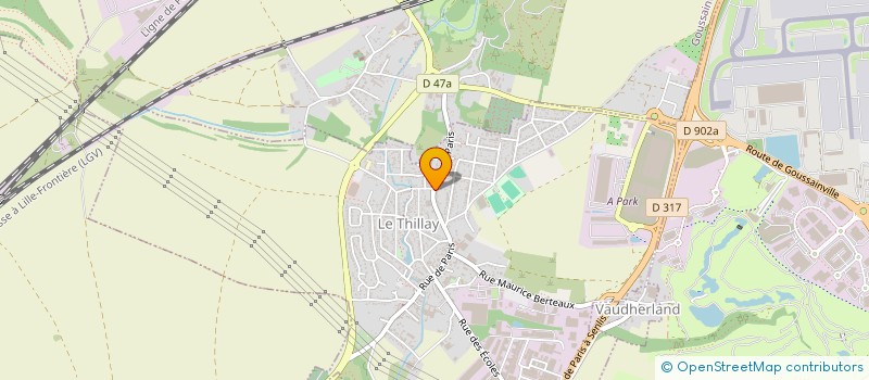 localisation de l'entreprise BSK DISTRIBUTIONS à LE THILLAY