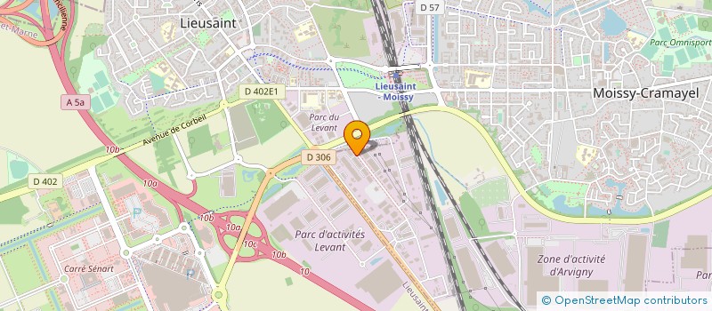 localisation de l'entreprise BSK ROAD à MOISSY-CRAMAYEL