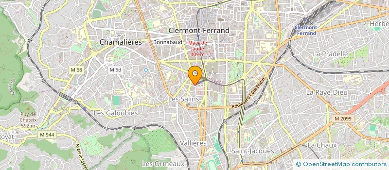 localisation de l'entreprise BSKS  CLERMONT-FERRAND