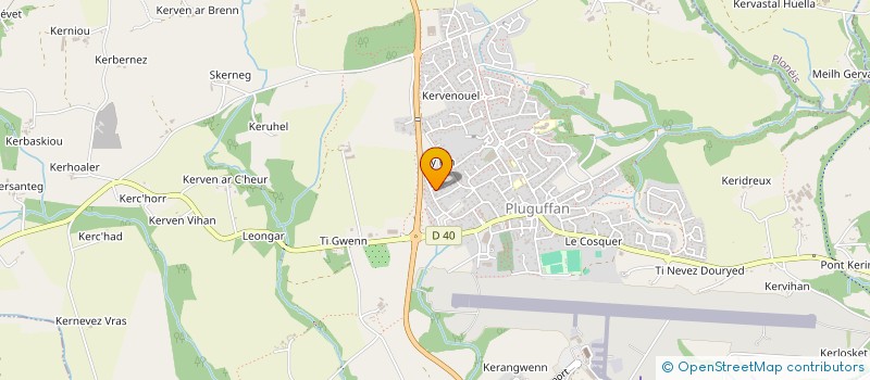 localisation de l'entreprise BSL 33  PLUGUFFAN