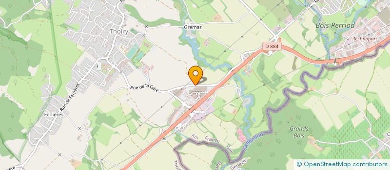 localisation de l'entreprise BSL  THOIRY