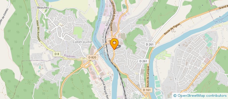 localisation de l'entreprise BSL  CAHORS