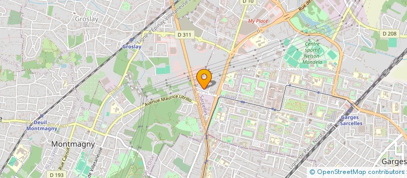 localisation de l'entreprise BSL à SARCELLES