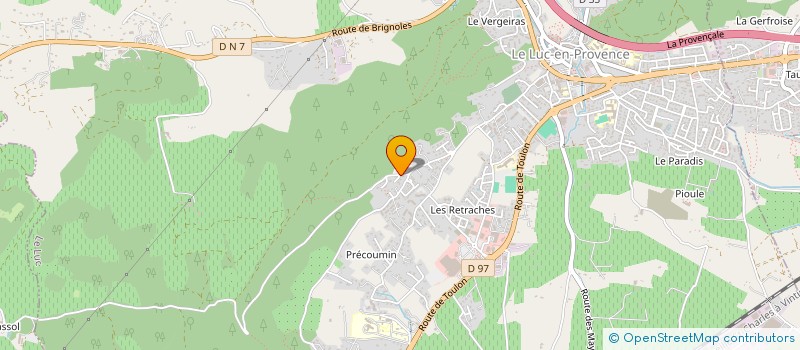 localisation de l'entreprise BSL  LE LUC