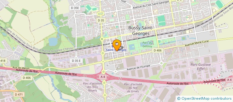 localisation de l'entreprise BSL à BUSSY-SAINT-GEORGES