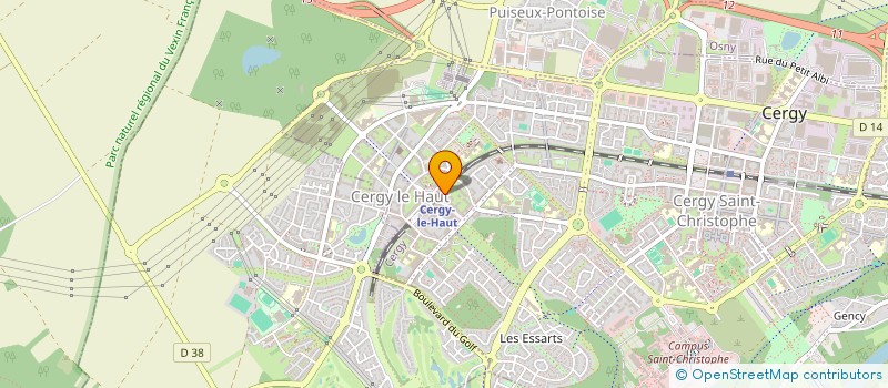 localisation de l'entreprise BSL CONSEIL  CERGY