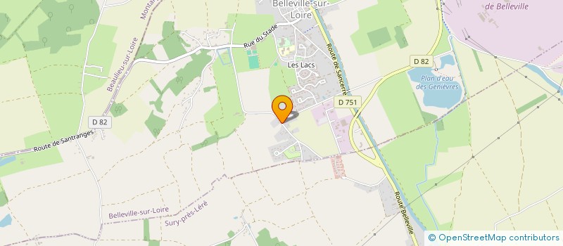 localisation de l'entreprise BSL CONSULT  BELLEVILLE-SUR-LOIRE