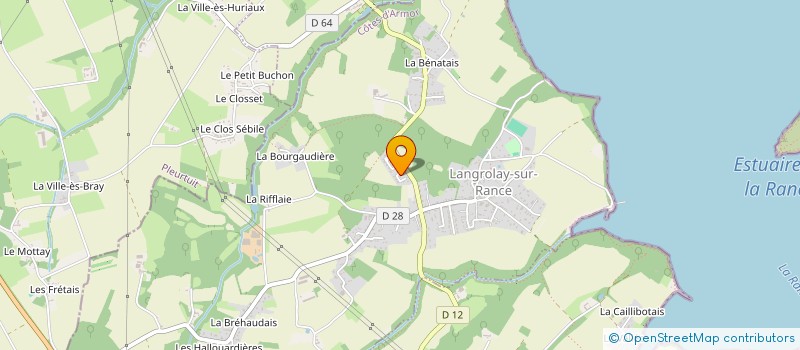 localisation de l'entreprise BSL ENERGIE  LANGROLAY-SUR-RANCE